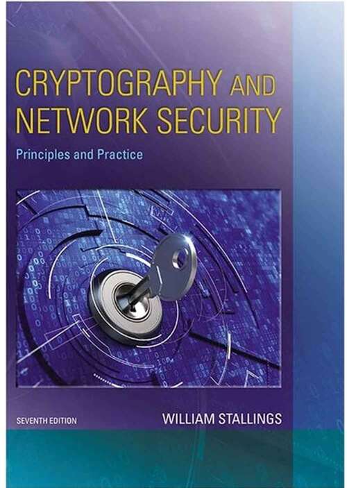 Book cover of Cryptography and Network Security: Principles and Practice (Seventh Edition)