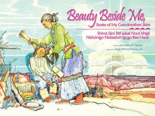 Book cover of Beauty Beside Me, First Edition: Stories of My Grandmother's Skirts