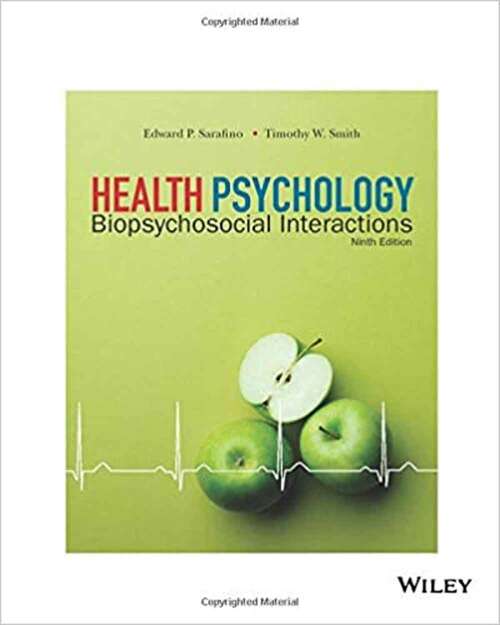 Book cover of Health Psychology: Biopsychosocial Interactions