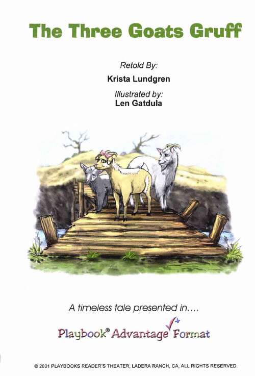 Book cover of The Three Goats Gruff Go to the Greener Side