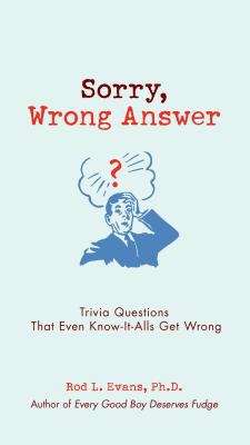 Book cover of Sorry, Wrong Answer