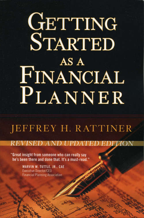 Book cover of Getting Started as a Financial Planner (3) (Bloomberg #8)