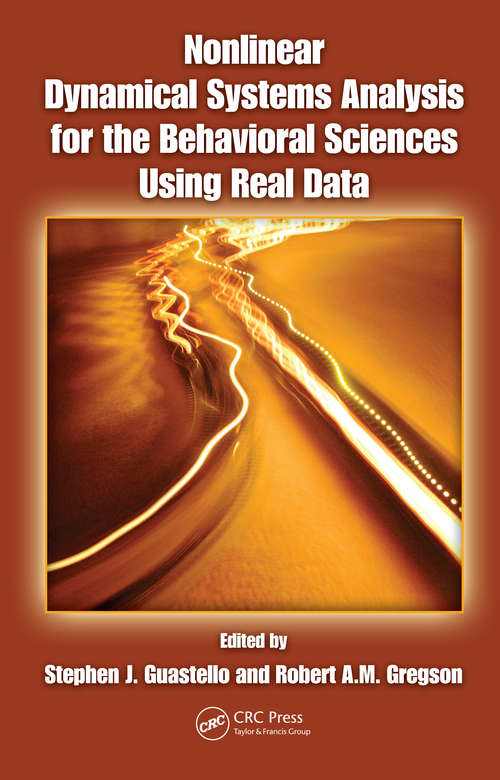 Book cover of Nonlinear Dynamical Systems Analysis for the Behavioral Sciences Using Real Data (1)