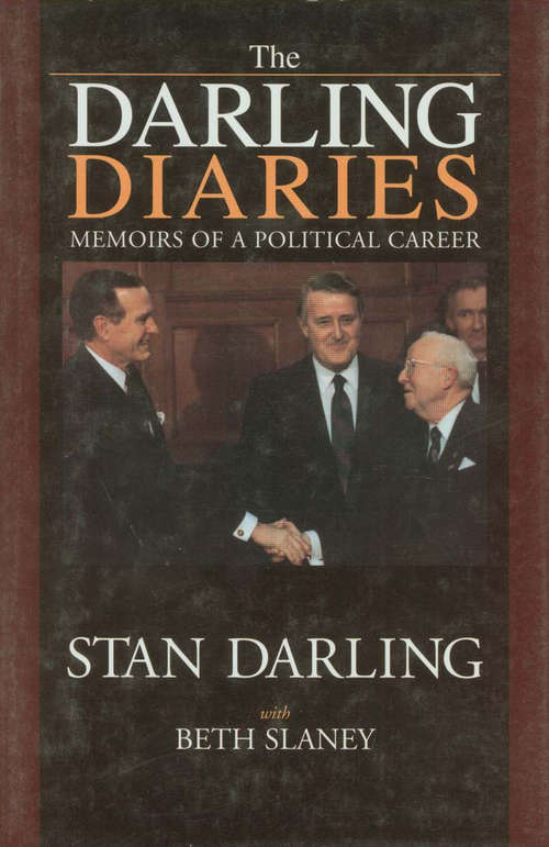 Book cover of The Darling Diaries: Memoirs of a Political Career