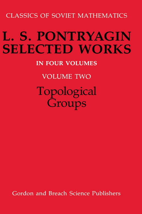 Book cover of Topological Groups