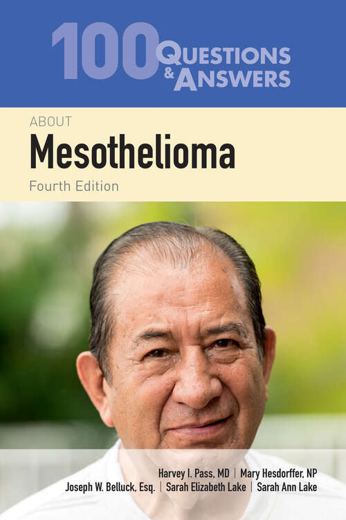 Book cover of 100 Questions & Answers About Mesothelioma (2)