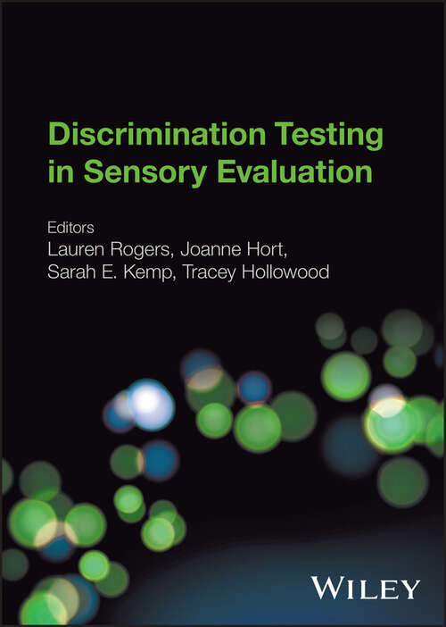 Book cover of Discrimination Testing in Sensory Evaluation (Sensory Evaluation)