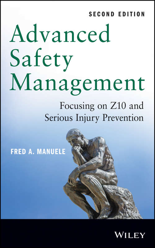 Book cover of Advanced Safety Management