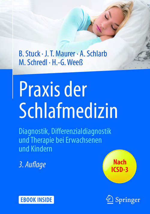 Book cover of Praxis der Schlafmedizin