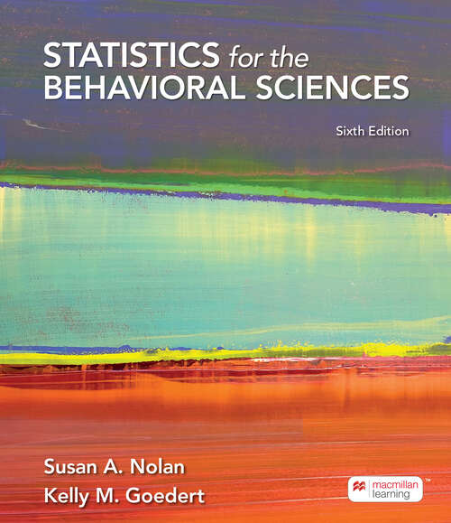 Book cover of Statistics for the Behavioral Sciences (Sixth Edition)