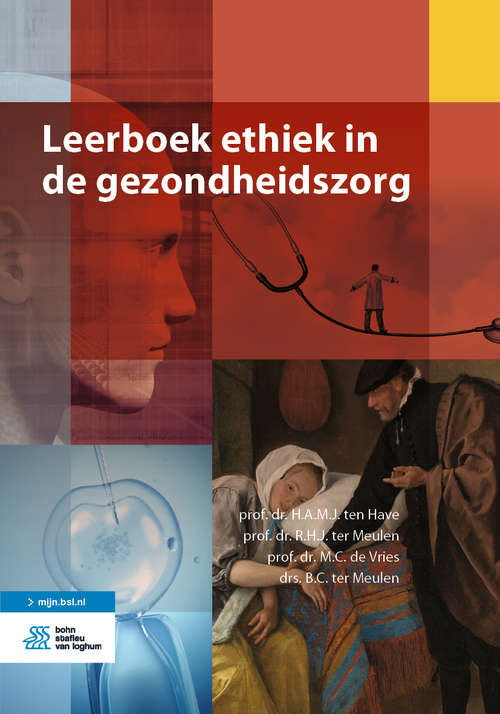 Book cover of Leerboek ethiek in de gezondheidszorg (1st ed. 2020)