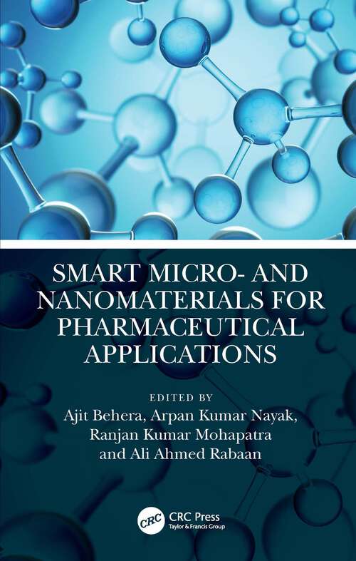 Book cover of Smart Micro- and Nanomaterials for Pharmaceutical Applications (Emerging Materials and Technologies)