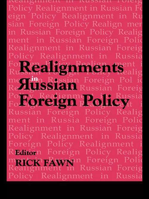 Book cover of Realignments in Russian Foreign Policy