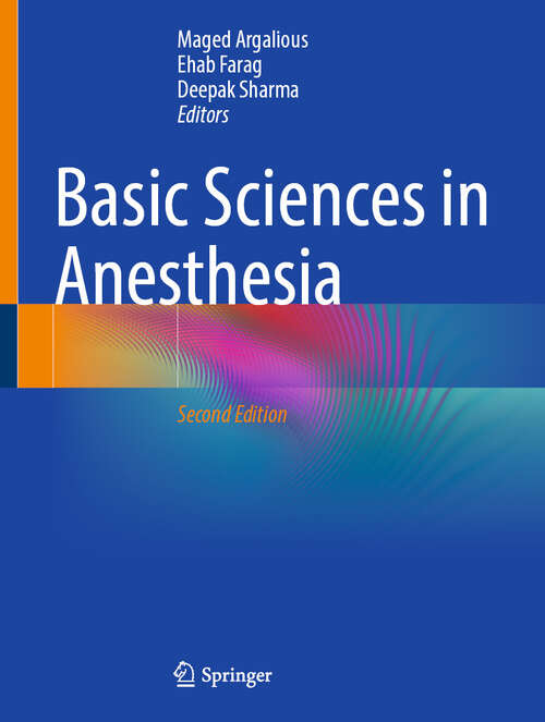 Book cover of Basic Sciences in Anesthesia (Second Edition 2024)