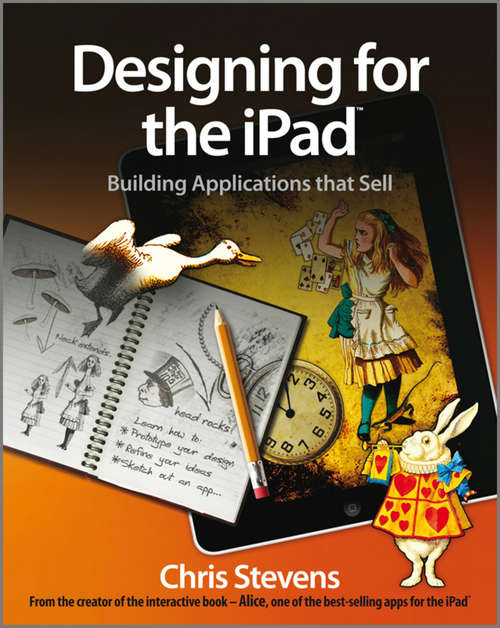 Book cover of Designing for the iPad