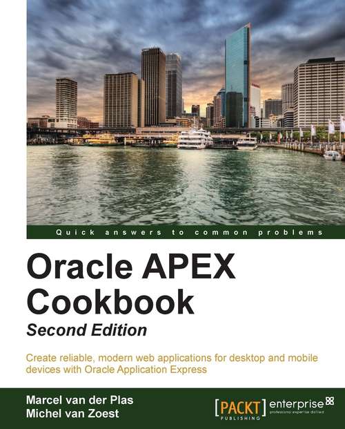 Book cover of Oracle APEX Cookbook - Second Edition