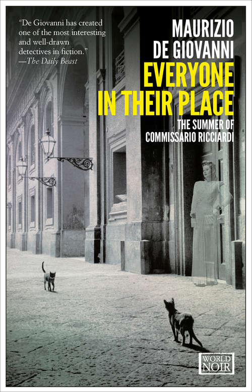 Book cover of Everyone in Their Place: The Summer of Commissario Ricciardi (The Commissario Ricciardi Mysteries #3)