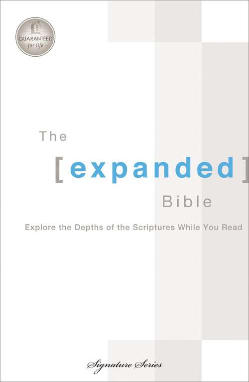 Book cover of Expanded Bible: New Testament