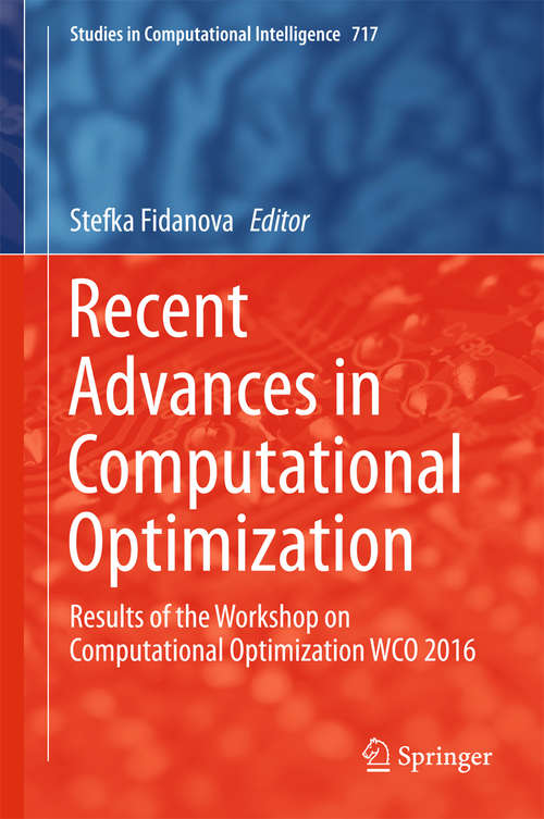 Book cover of Recent Advances in Computational Optimization