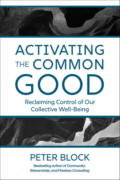 Book cover of Activating the Common Good: Reclaiming Control of Our Collective Well-Being