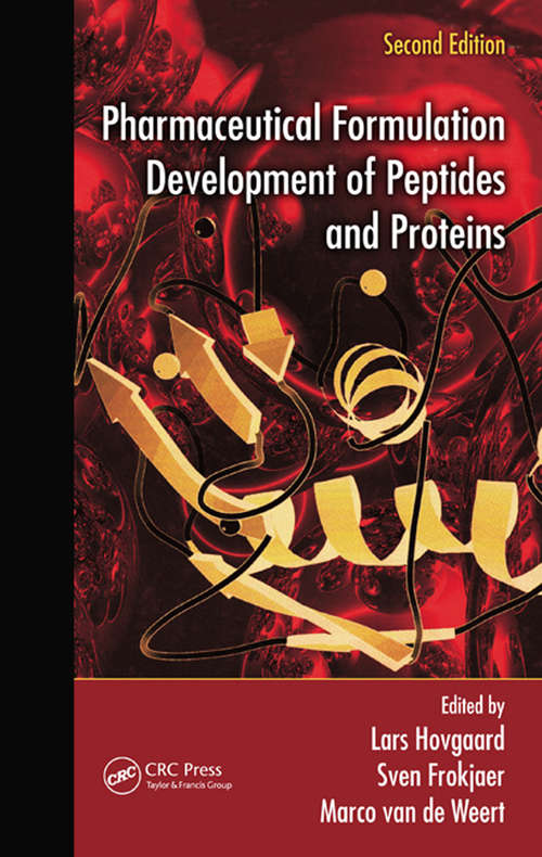 Book cover of Pharmaceutical Formulation Development of Peptides and Proteins