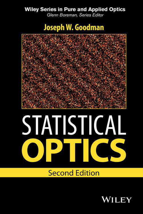 Book cover of Statistical Optics (2) (Wiley Series in Pure and Applied Optics)