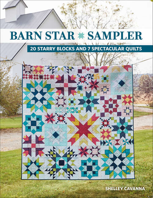 Book cover of Barn Star Sampler: 20 Starry Blocks and 7 Spectacular Quilts