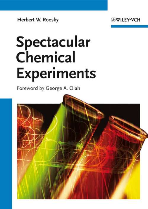 Book cover of Spectacular Chemical Experiments