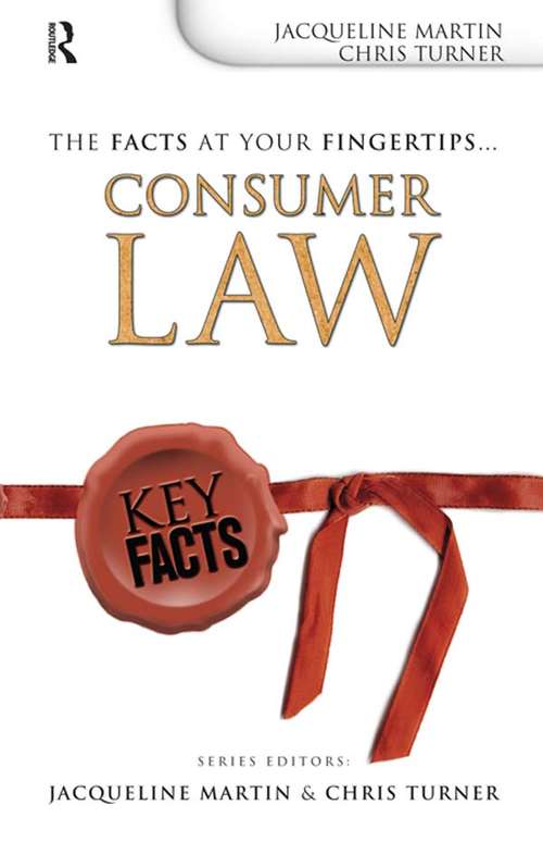 Book cover of Key Facts: Key Facts: Consumer Law (Key Facts)