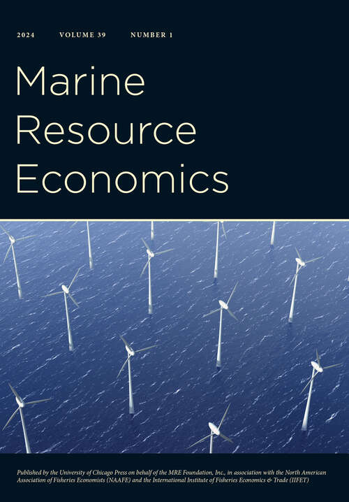 Book cover of Marine Resource Economics, volume 39 number 1 (January 2024)