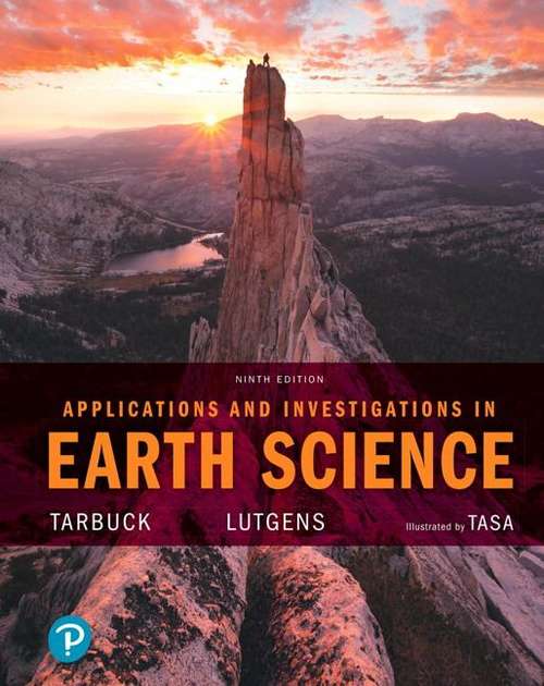 Book cover of Applications and Investigations in Earth Science (Ninth Edition)