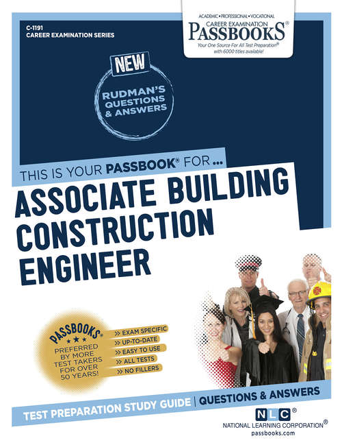 Book cover of Associate Building Construction Engineer: Passbooks Study Guide (Career Examination Series)