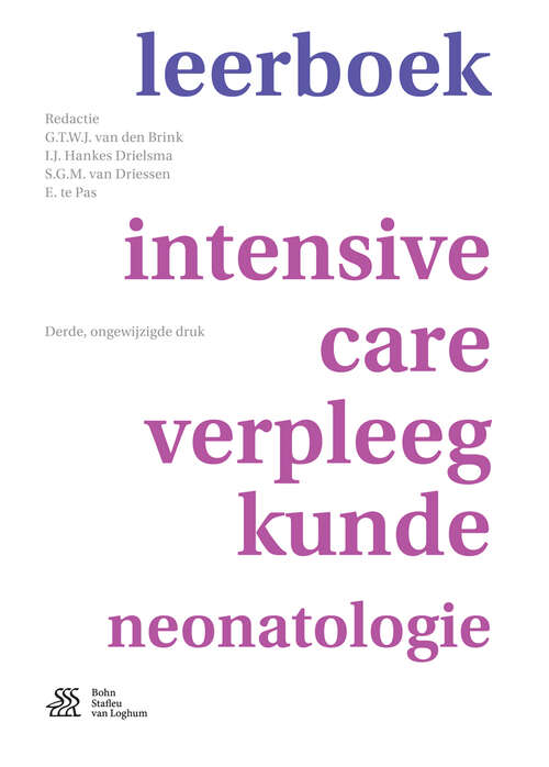 Book cover of Leerboek intensive-care-verpleegkunde neonatologie