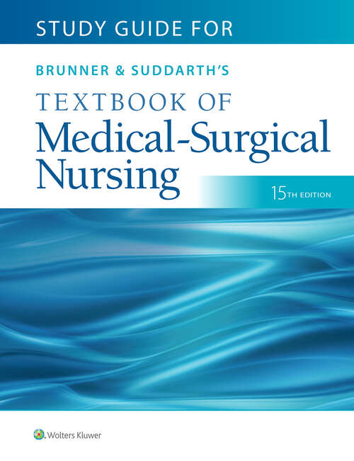 Book cover of Study Guide for Brunner & Suddarth's Textbook of Medical-Surgical Nursing