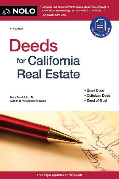 Book cover of Deeds for California Real Estate