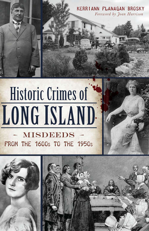 Book cover of Historic Crimes of Long Island: Misdeeds from the 1600s to the 1950s (True Crime Ser.)