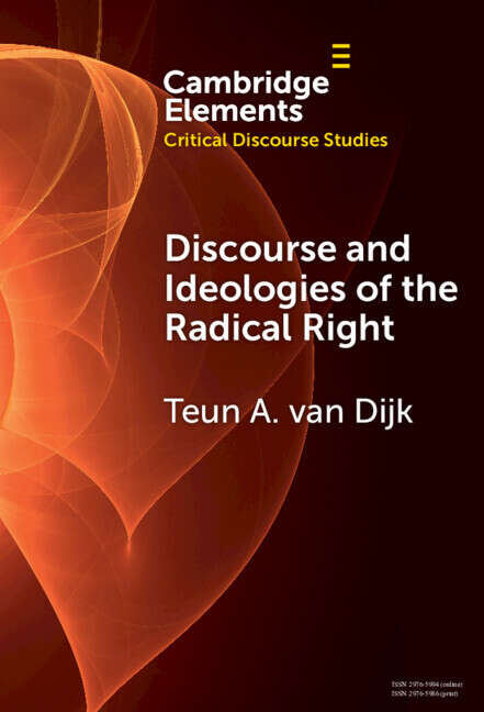 Book cover of Discourse and Ideologies of the Radical Right (Elements in Critical Discourse Studies)