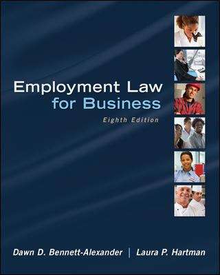 Book cover of Employment Law For Business (Eighth Edition)