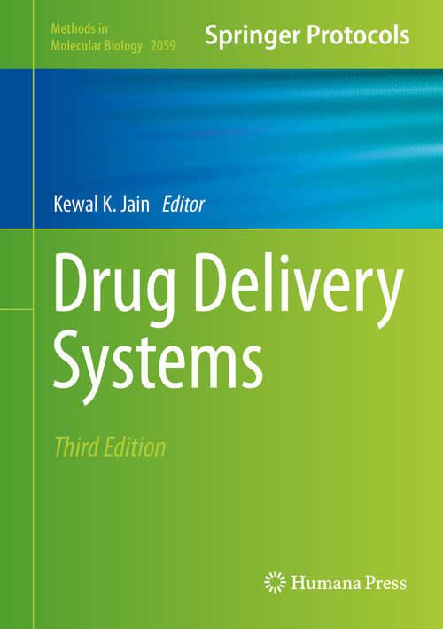 Book cover of Drug Delivery Systems (3rd ed. 2020) (Methods in Molecular Biology #2059)