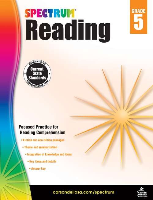 Book cover of Spectrum Reading, Grade 5 (Spectrum Series)