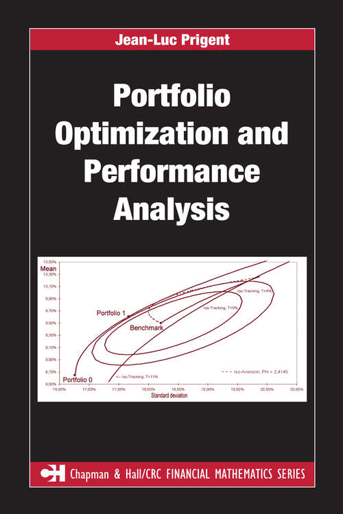 Book cover of Portfolio Optimization and Performance Analysis (Chapman and Hall/CRC Financial Mathematics Series)