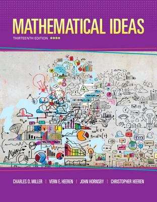 Book cover of Mathematical Ideas (Thirteenth Edition)