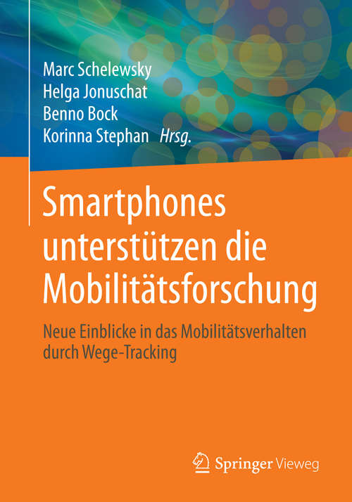 Book cover of Smartphones unterstützen die Mobilitätsforschung