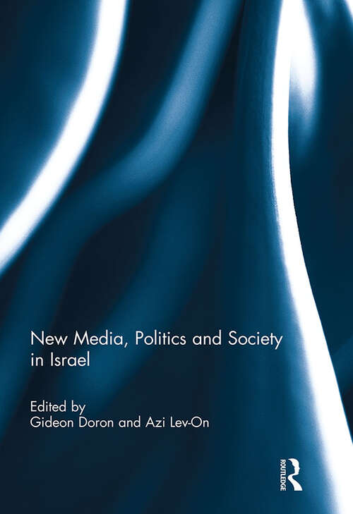 Book cover of New Media, Politics and Society in Israel