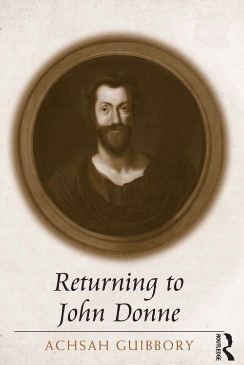 Book cover of Returning to John Donne