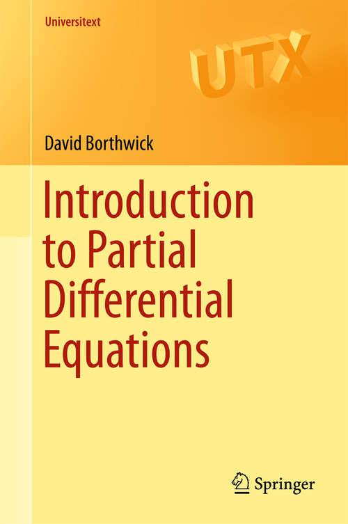 Book cover of Introduction to Partial Differential Equations (Universitext)