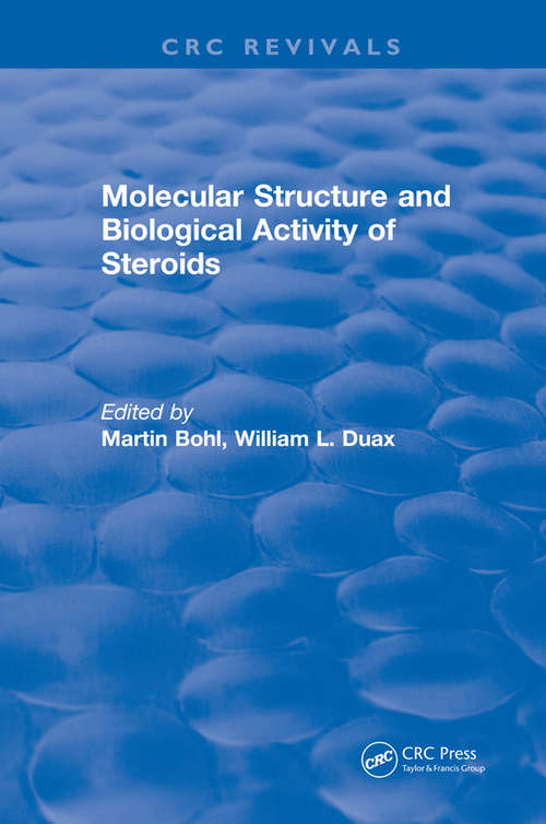 Book cover of Molecular Structure and Biological Activity of Steroids