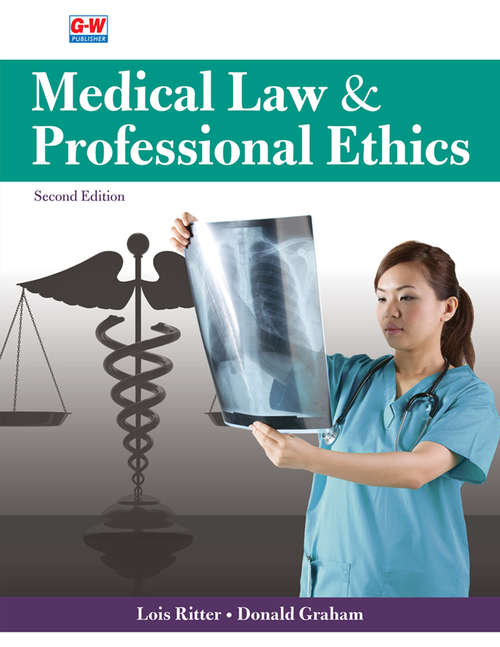 Book cover of Medical Law & Professional Ethics (Second Edition)