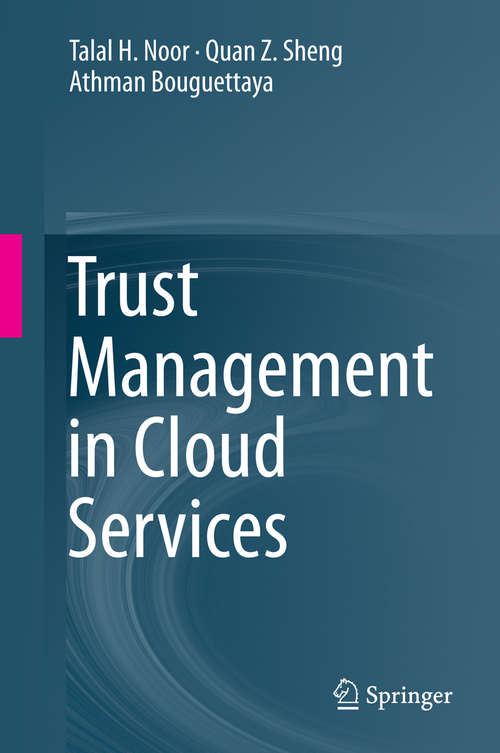 Book cover of Trust Management in Cloud Services