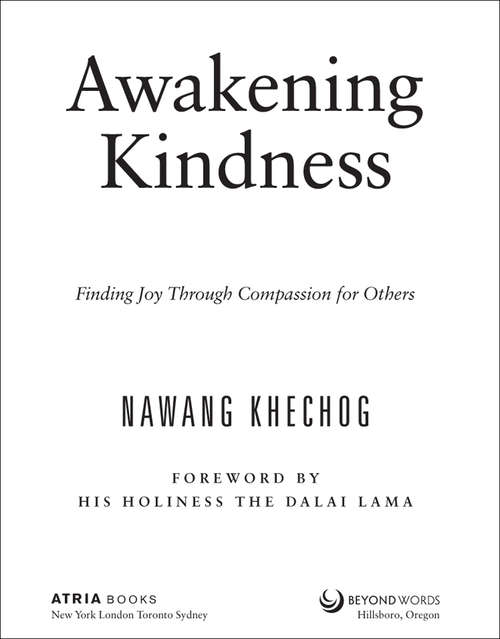Book cover of Awakening Kindness